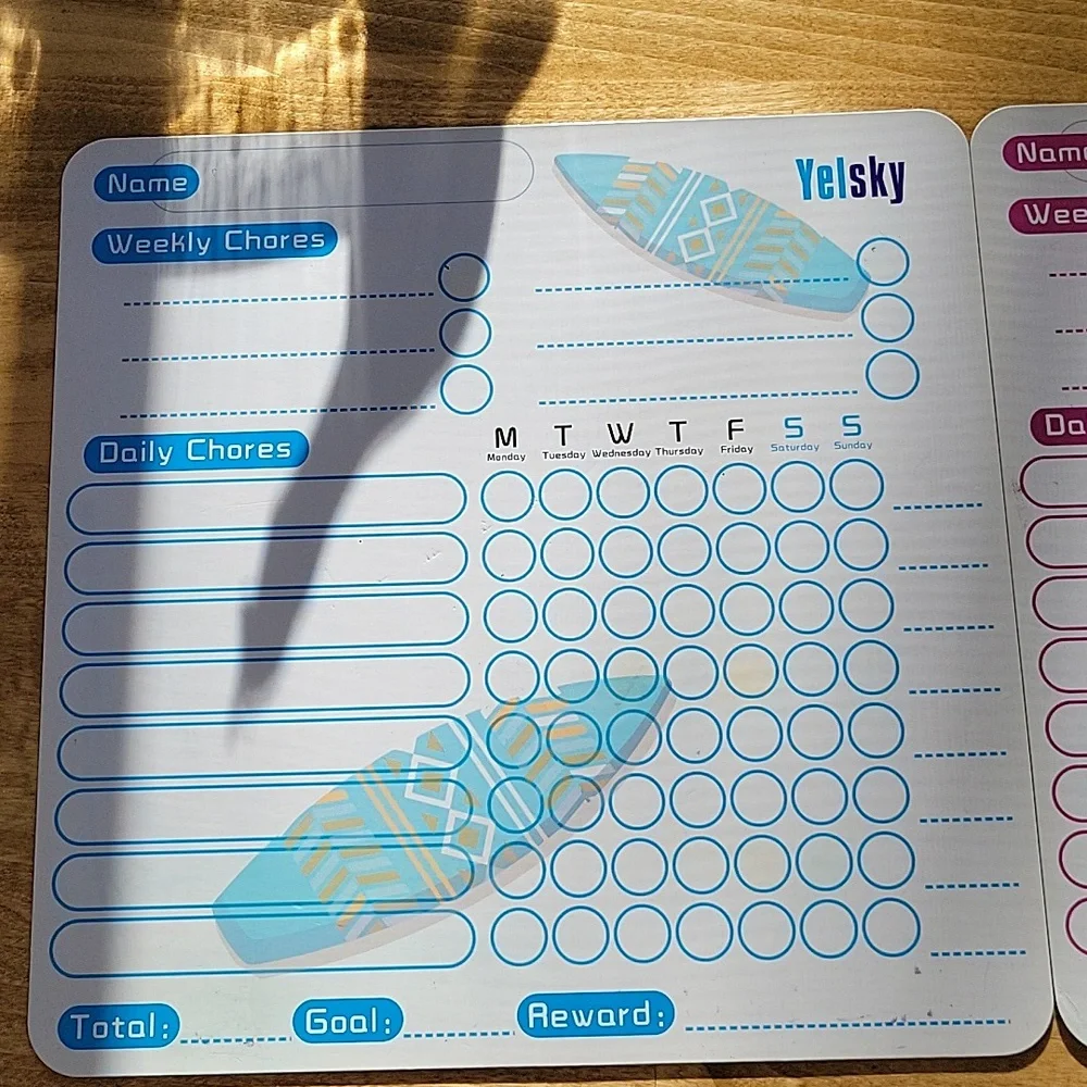 Magnetic Chore Charts